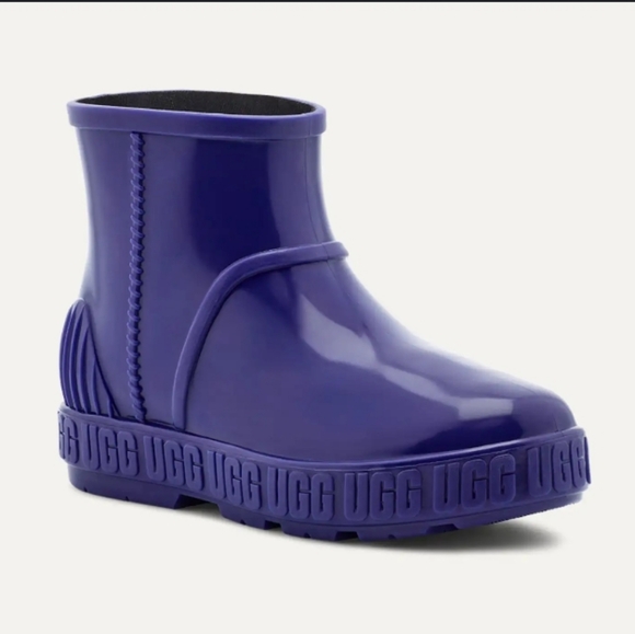 UGG Kids Blue Rain K Drizlita Boots Size